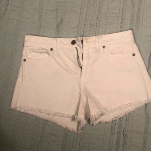 PAIGE White Cutoff Shorts